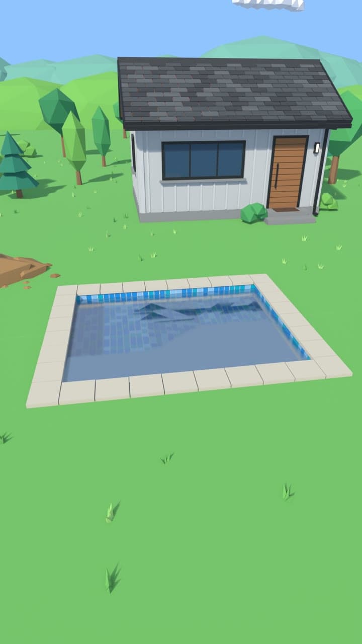 Trecho 4 do vídeo sobre a construção de uma piscina